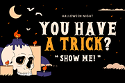 Halloween Font - HALLOWEEN DARKNESS, a Handwritten Font by Umitype (Thumbnail 2 of 8)