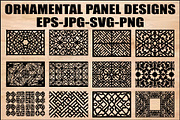 Laser Cut Ornamental Panels, an Object Graphic by jahid234 (Thumbnail 1 of 13)