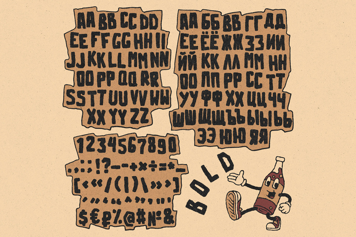 BOOZY | FONT FAMILY, a Font by 2DFUNS (Photo 6 of 9)