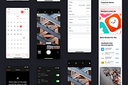 iOS12 GUI KIT, an UI Kit Template by Ui Markets (Thumbnail 5 of 20)