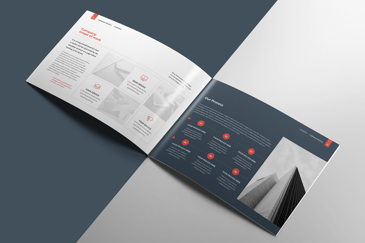 Company Profile Landscape A5, a Brochure Template by Pro-Gh (Photo 6 of 9)