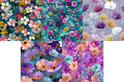 Summer Ditsy Floral Patterns, an Illustration by DreamPrint404 (Thumbnail 7 of 8)