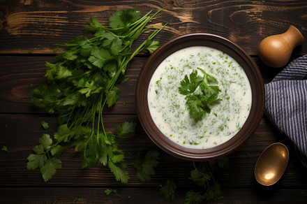 Tzatziki - traditional Greek soup ma, a Photo by Iftikhar Alam