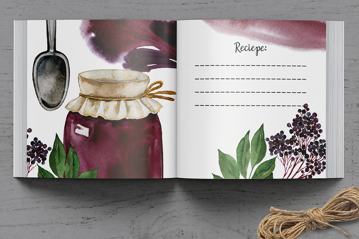 Elderberries&Elderflowers Collection, a Food Illustration by TanyaOak (Photo 4 of 9)