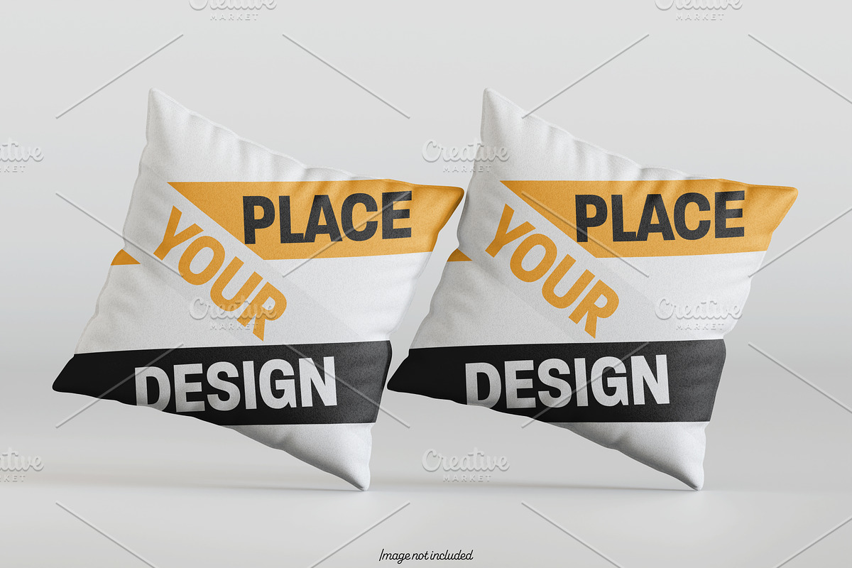 Square pillow mockup bundles, a Merchandise Mockup by Ambo Ampeng (Photo 10 of 32)