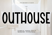 Outhouse, a Sans Serif Font by InermediaSTUDIO (Thumbnail 1 of 7)