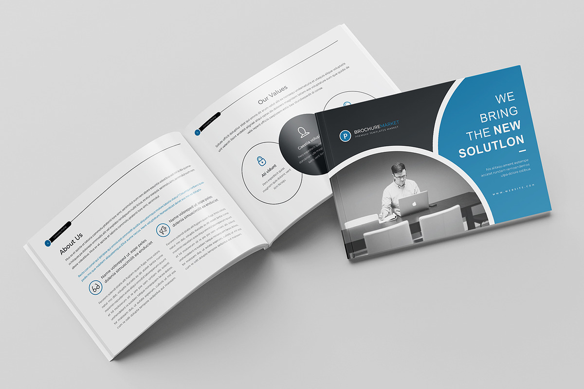 A5 Landscape Brochure, a Brochure Template by Brochure-Market (Photo 3 of 8)