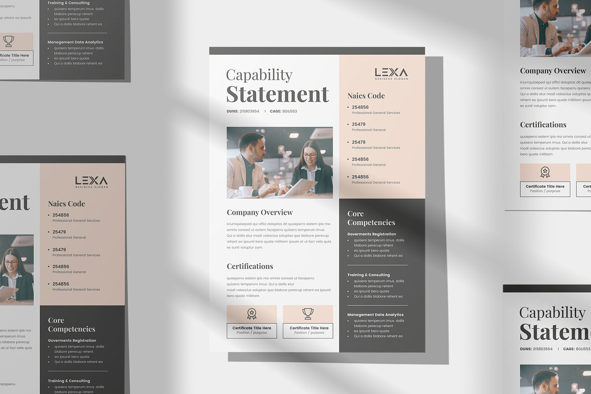 Capability Statement Template preview 5
