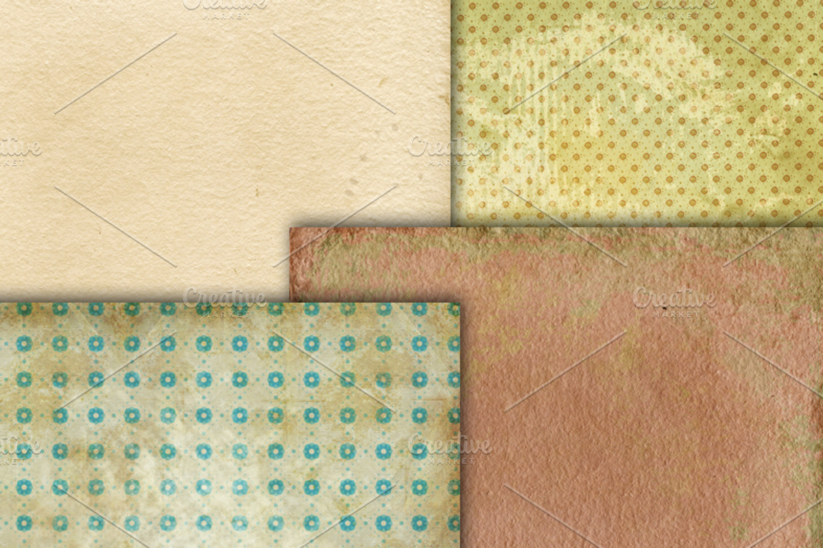 Vintage Pattern Paper & Cardboard preview 4