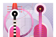 Guitars Vector Design, an Illustration by danjazzia (Thumbnail 2 of 2)