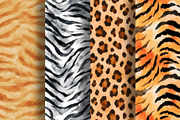 Watercolor Seamless Animal Patterns, a Pattern Graphic by Iryna Denysova (Thumbnail 6 of 10)