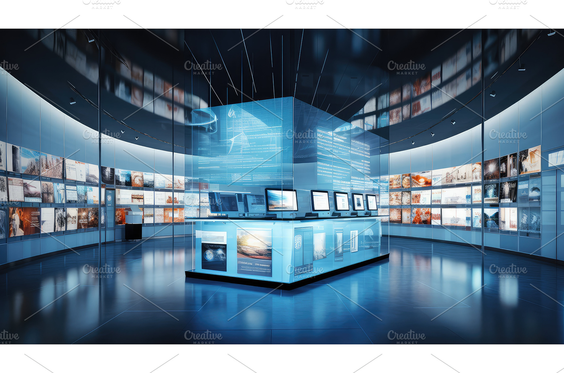 database digital library images ai, a Technology Photo by pikepicture