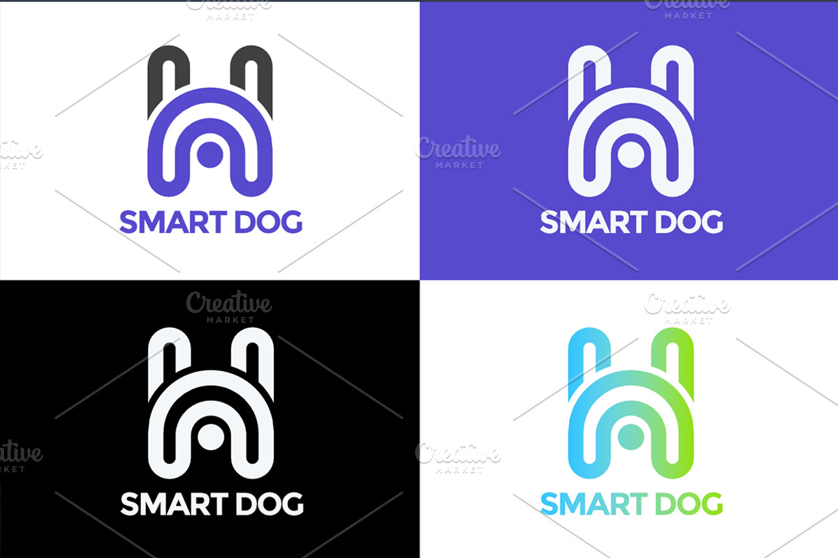 Hero Smart Dog , Minimal H Logo, a Branding & Logo Template by MeemSlide (Photo 4 of 5)