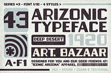 Arizonic | Vintage Futuristic Type