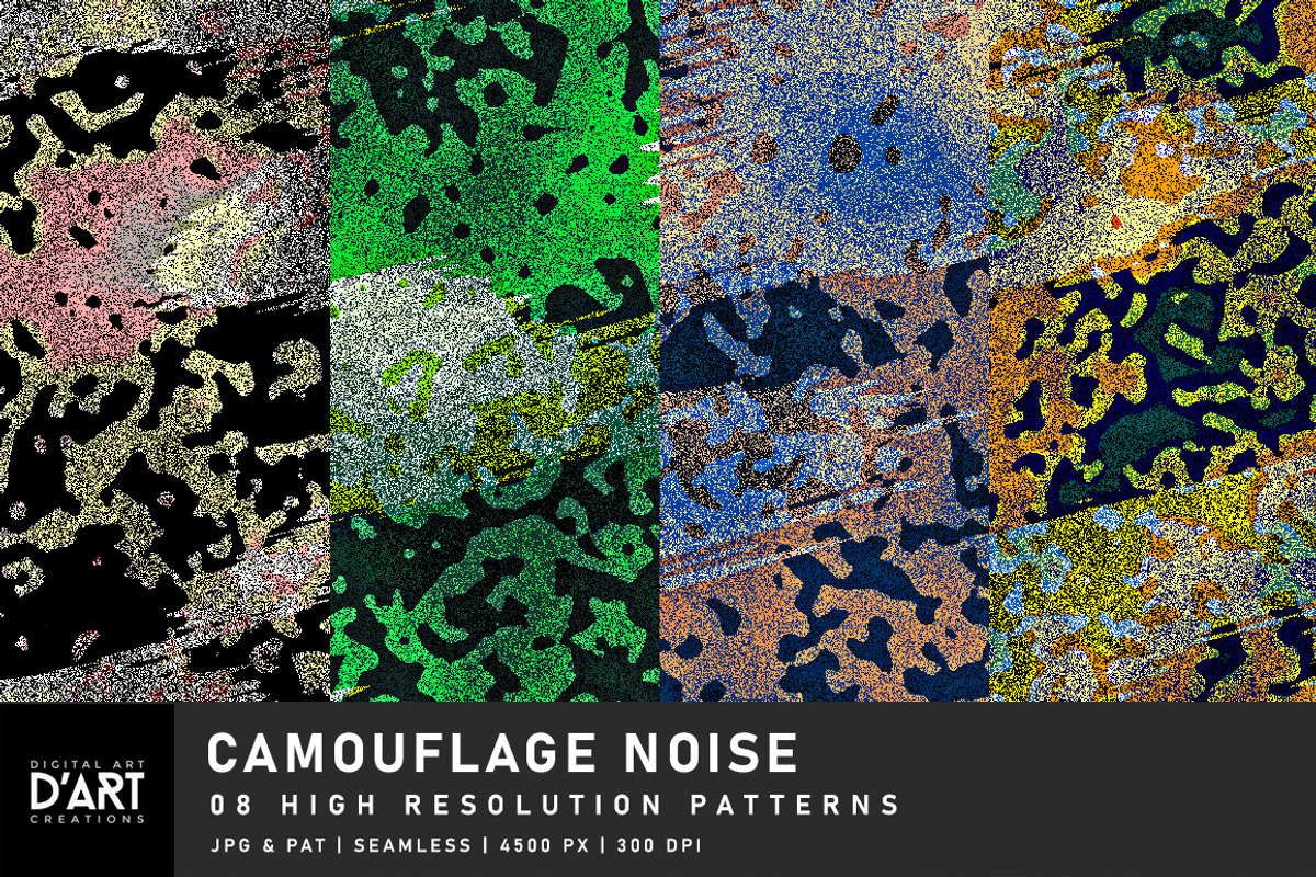 Camouflage Noise, a Pattern Graphic by Digital Art Creations (Photo 1 of 5)
