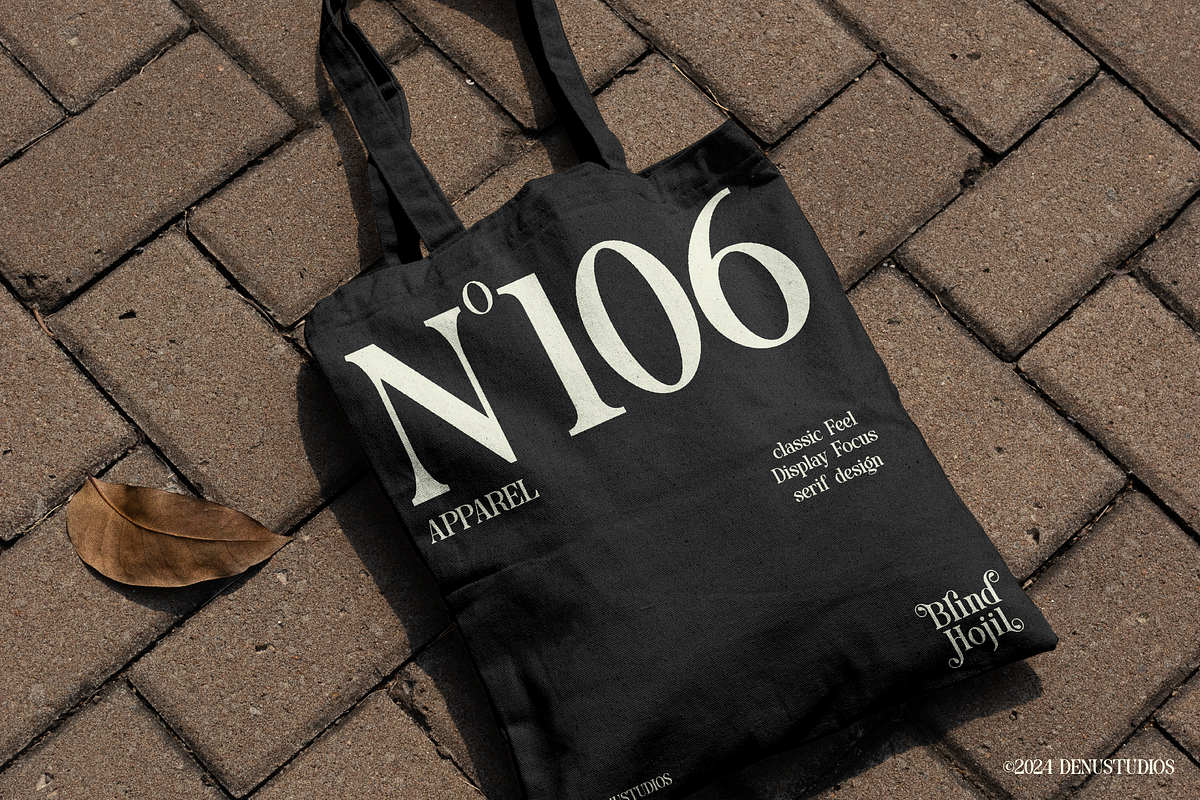 Blind Hojil | Display Serif Font, a Serif Font by Denustudios (Photo 9 of 14)