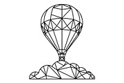 Hot Air Balloon Silhouette Bundle, an Object Illustration by Gaye Art (Thumbnail 8 of 31)