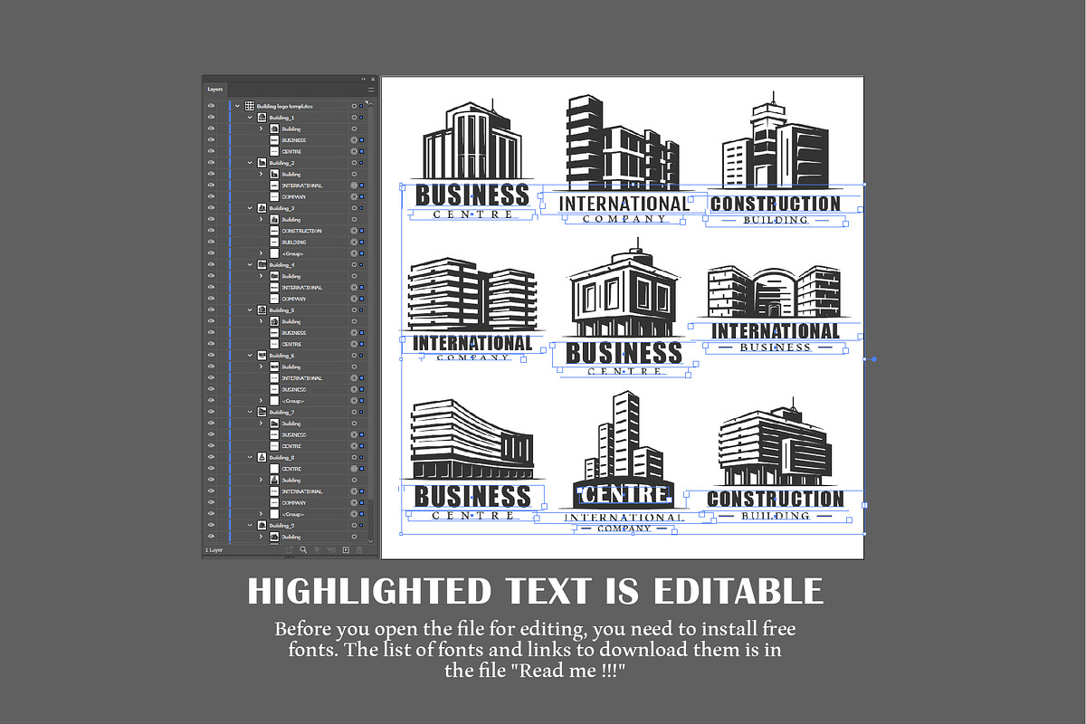 18 Building Logos Templates, a Branding & Logo Template by Art Design (Photo 11 of 11)