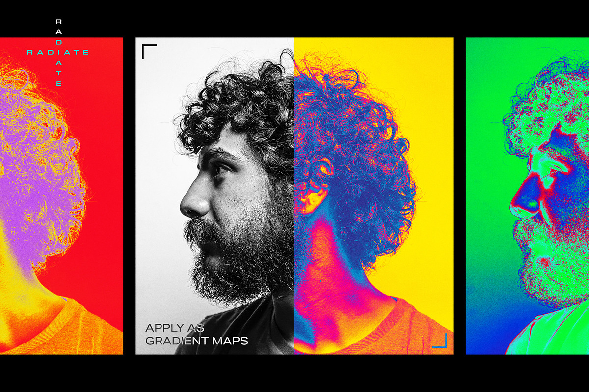 Radiate Photoshop Gradients, a Gradient Add-On by The Fake PNG (Photo 4 of 5)
