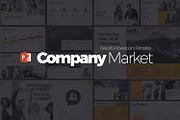 Company Market Powerpoint, a Presentation Template by Stock Shape (Thumbnail 1 of 7)