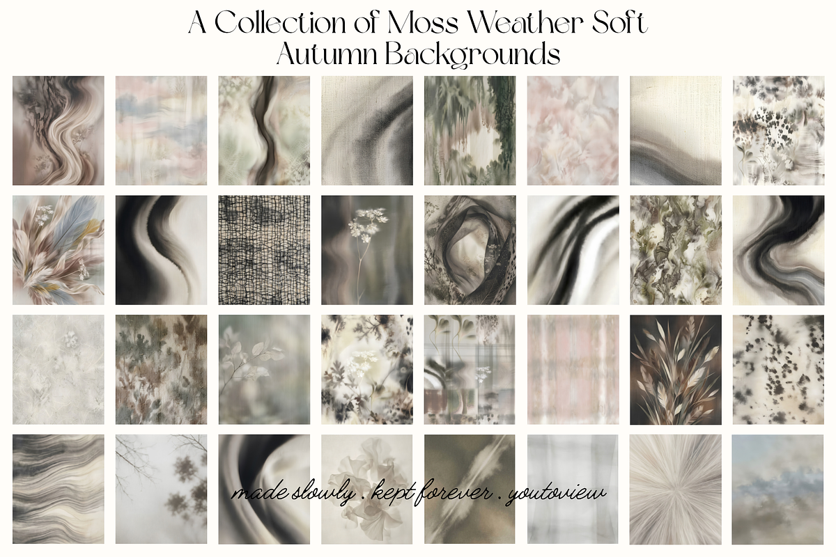 Moss Weather Soft Autumn Backgrounds, a Background Graphic by youtoview (Photo 4 of 11)