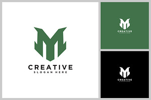 initial letter m vector design, a Graphic by quadrazo