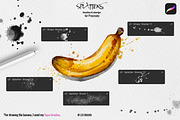 Splatter Brushes for Procreate, a Brush Add-On by Les Frolova (Thumbnail 4 of 9)