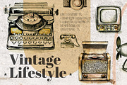 Vintage Lifestyle. Retro devices, a Decorative Illustration by iri-illustration (Thumbnail 1 of 12)