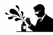 This Scientist Lab Silhouettes, an Illustration by Amazin_art (Thumbnail 28 of 31)