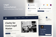 Juro Legal Consultation Landing Page, a Landing Page Template by twinstd (Thumbnail 1 of 5)