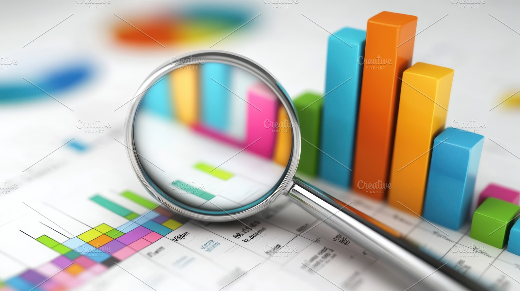 Data analysis with magnifying glass, a Photo by Beautiful things