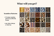 Animal Abstract Patterns - part 2, a Pattern Graphic by Ninterints (Thumbnail 2 of 15)