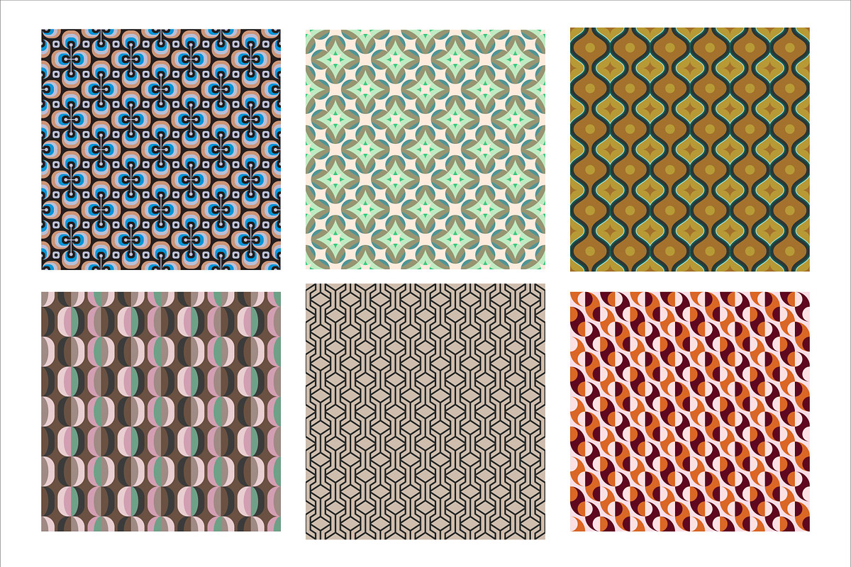 Pack of abstract seamless pattern, a Pattern Graphic by Brainware Graphic (Photo 4 of 9)