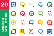 20 Logo Lettering Q Template Bundle, a Branding & Logo Template by Acongraphic (Thumbnail 1 of 21)