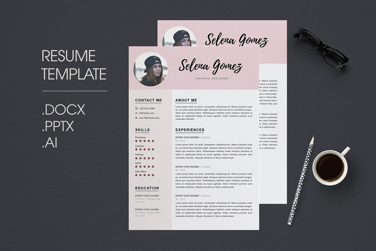 Clean Cv Template, a Resume Template by Emaholic Template (Photo 1 of 4)