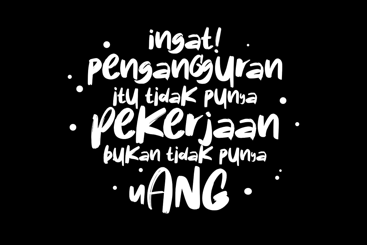 Kebalik Brush, a Font by Dumadistyle (Photo 6 of 7)