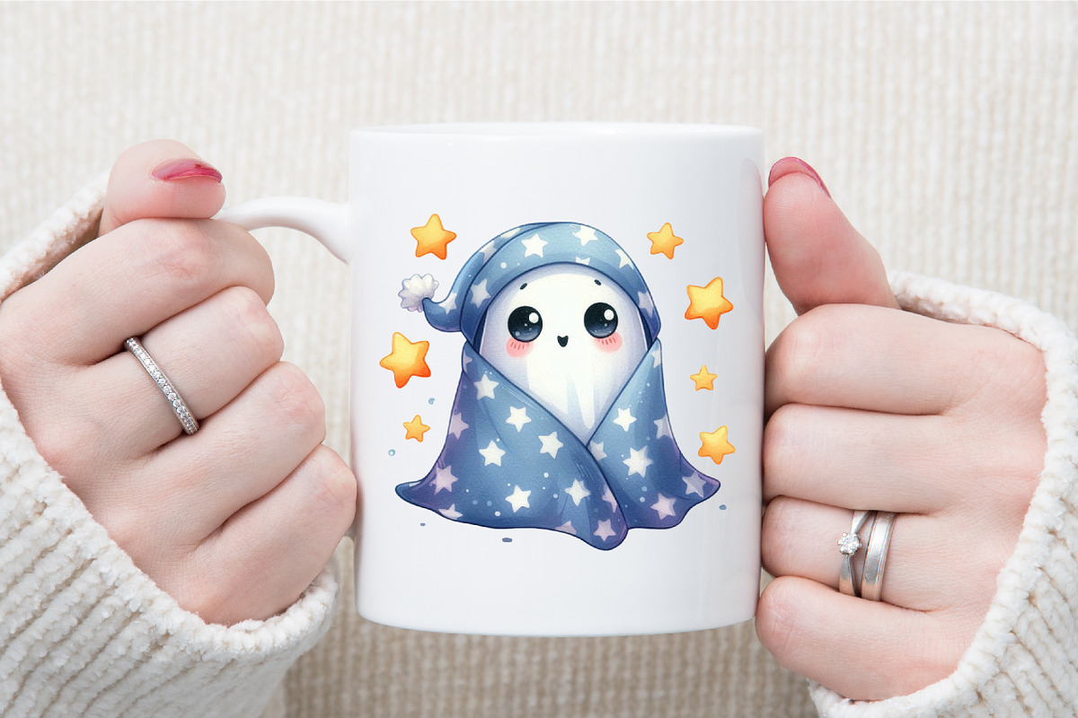 Cute Watercolor Halloween Set Clipar, an Illustration by Sublimation Artist (Photo 5 of 6)