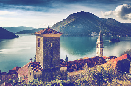 Perast city montenegro stock photo containing perast and town, a Holiday Photo by Olezzo