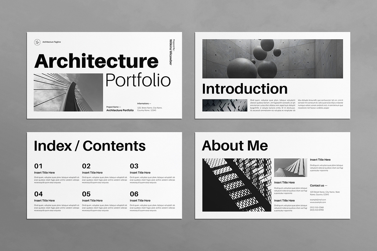 Architecture Portfolio Presentation, a Templates & Theme by E-Type (Photo 2 of 5)