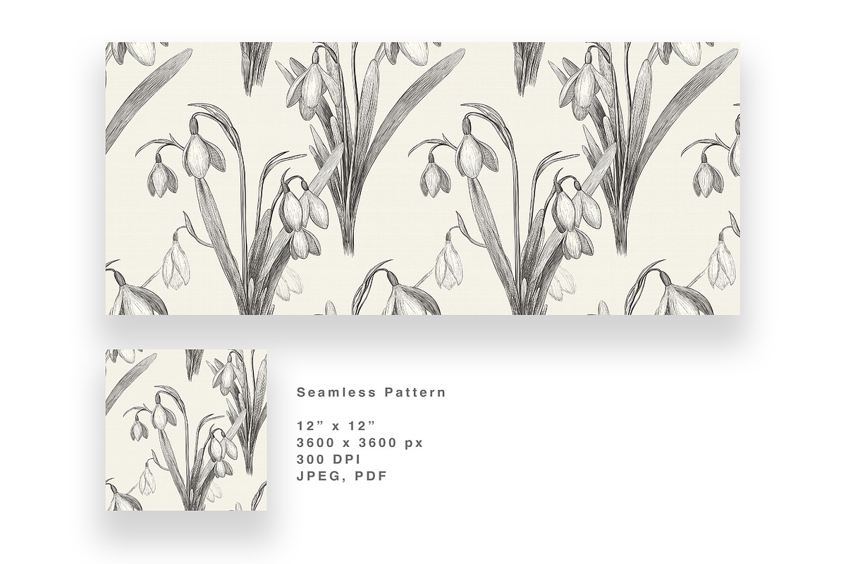 6 Seamless Pattern: Delicate Cream, a Pattern Graphic by StudioCitra (Photo 10 of 10)
