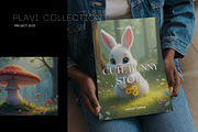 PLUVI – Cute White Bunny Clipart p25, an Illustration by vikes.art (Thumbnail 5 of 6)