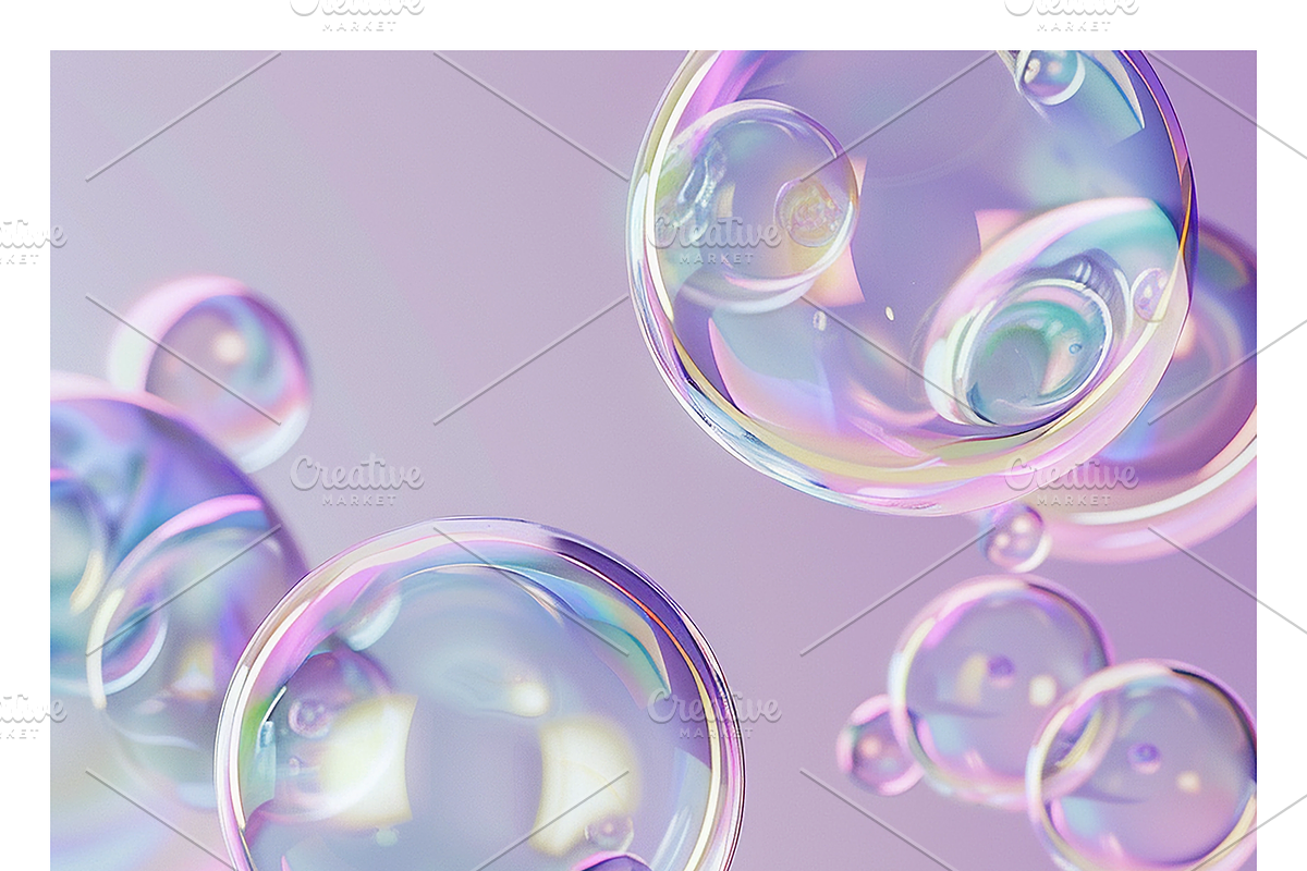 Buri Co - Iridescent Soap Bubbles, a Decorative Illustration by milatovar (Photo 13 of 22)