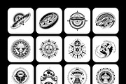 Space Illustrations Art Set, an Object Illustration by Prosymbols (Thumbnail 13 of 15)