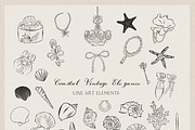 Coastal Vintage Elegance line art, an Object Graphic by lokko studio (Thumbnail 5 of 11)