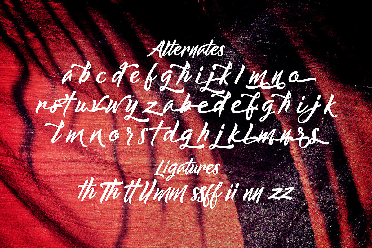 The Bugatten - Bold Script Font, a Script Font by StringLabs (Photo 12 of 12)