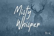 Misty Whisper Font, a Font by YandiDesigns (Thumbnail 1 of 3)