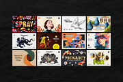 12-in-1 Illustrator Brushes Bundle, a Brush Add-On by pixelbuddha.net (Thumbnail 2 of 14)