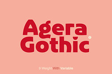 Agera Gothic Display Font