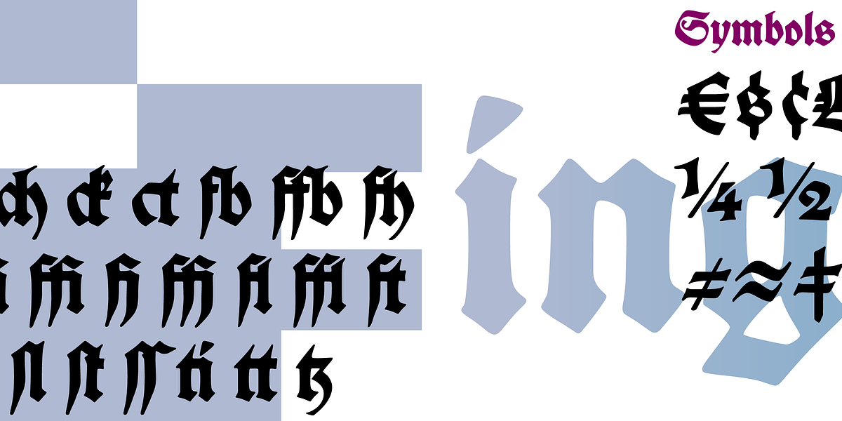 Koch Schrift, a Blackletter Font by ingoFonts (Photo 9 of 10)