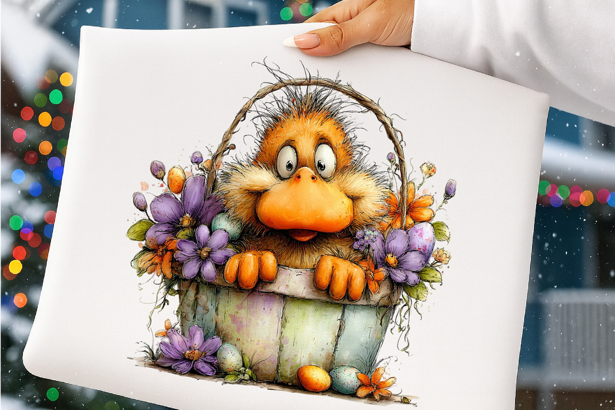 Whimsical Baby Farm Easter Clipart, an Illustration by SinaCreation (Photo 9 of 11)